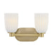 Savoy House - Two Light Bathroom Vanity - Baldwin - Noble Brass- Union Lighting Luminaires Decor