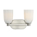 Savoy House - Two Light Bathroom Vanity - Baldwin - Satin Nickel- Union Lighting Luminaires Decor