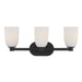 Savoy House - Three Light Bathroom Vanity - Baldwin - Matte Black- Union Lighting Luminaires Decor