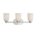 Savoy House - Three Light Bathroom Vanity - Baldwin - Satin Nickel- Union Lighting Luminaires Decor
