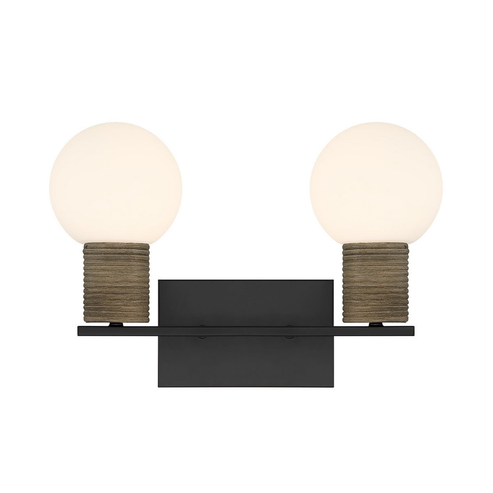 Savoy House - Two Light Bathroom Vanity - Jarrell - Matte Black- Union Lighting Luminaires Decor