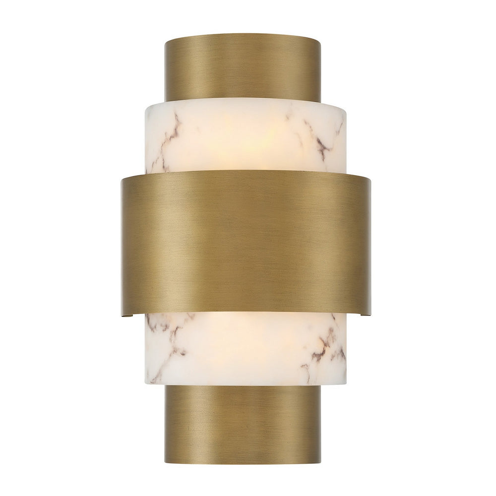 Savoy House - Two Light Wall Sconce - Davenport - Antique Patina- Union Lighting Luminaires Decor
