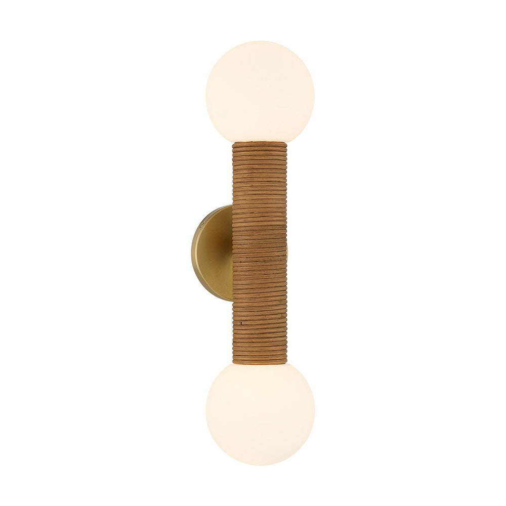 Savoy House - Two Light Wall Sconce - Jarrell - Warm Brass- Union Lighting Luminaires Decor