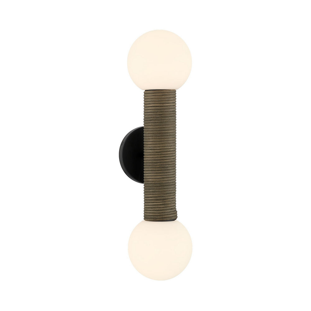 Savoy House - Two Light Wall Sconce - Jarrell - Matte Black- Union Lighting Luminaires Decor