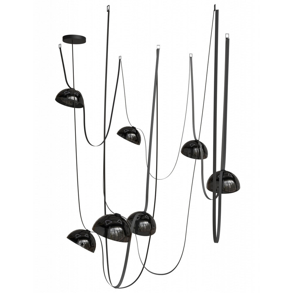 Avenue Lighting - LED Chandelier - Fremont - Black- Union Lighting Luminaires Decor