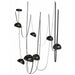 Avenue Lighting - LED Chandelier - Fremont - Black- Union Lighting Luminaires Decor