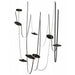 Avenue Lighting - LED Chandelier - Fremont - Black- Union Lighting Luminaires Decor