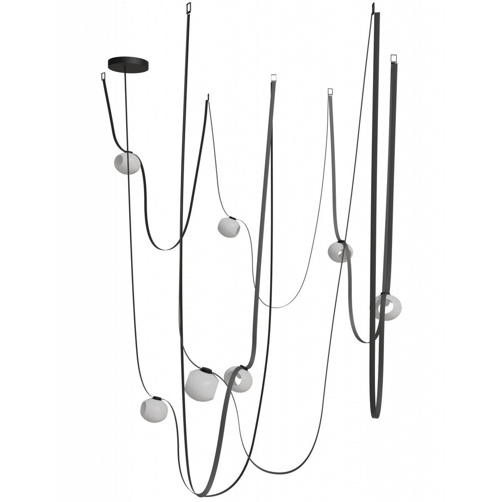 Avenue Lighting - LED Chandelier - Fremont - Black- Union Lighting Luminaires Decor
