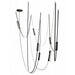Avenue Lighting - LED Chandelier - Fremont - Black- Union Lighting Luminaires Decor