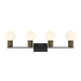 Savoy House - Four Light Bathroom Vanity - Jarrell - Matte Black- Union Lighting Luminaires Decor