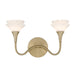 Savoy House - Two Light Bathroom Vanity - Florena - Noble Brass- Union Lighting Luminaires Decor