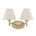 Savoy House - Two Light Bathroom Vanity - Rosa - Noble Brass- Union Lighting Luminaires Decor