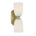 Savoy House - Two Light Wall Sconce - Baldwin - Noble Brass- Union Lighting Luminaires Decor