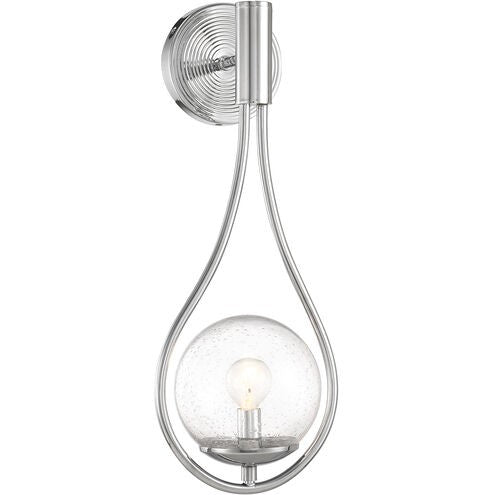 Savoy House - One Light Wall Sconce - Encino - Polished Chrome- Union Lighting Luminaires Decor