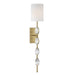 Savoy House - One Light Wall Sconce - Sebring - Warm Brass- Union Lighting Luminaires Decor