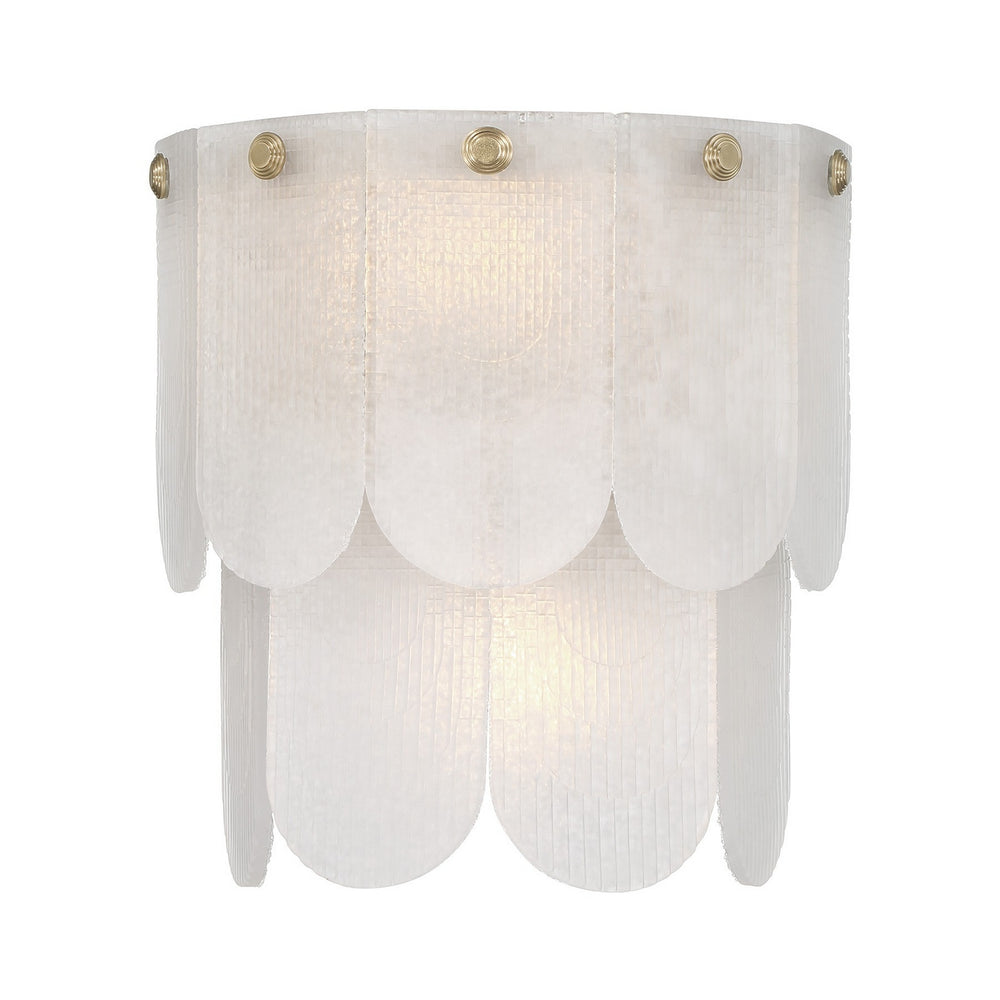 Savoy House - Two Light Wall Sconce - Ashton - Noble Brass- Union Lighting Luminaires Decor
