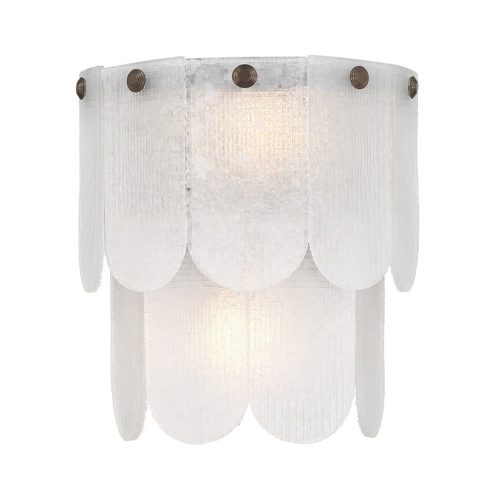 Savoy House - Two Light Wall Sconce - Ashton - Mediterranean Bronze- Union Lighting Luminaires Decor