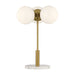 Savoy House - Three Light Table Lamp - Turin- Union Lighting Luminaires Decor