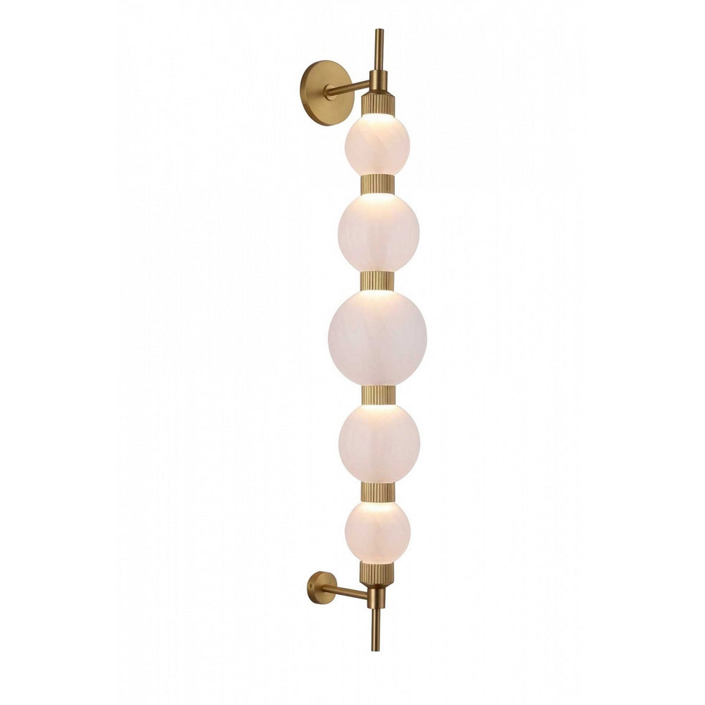 Avenue Lighting - LED Wall Sconce - Zayna - Aged Brass- Union Lighting Luminaires Decor