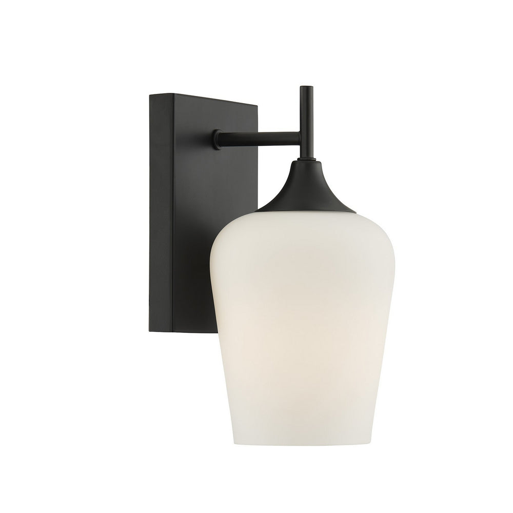 Savoy House Canada - One Light Wall Sconce - Octave - Matte Black- Union Lighting Luminaires Decor