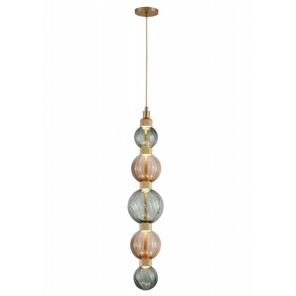 Avenue Lighting - LED Pendant - Zayna - Aged Brass- Union Lighting Luminaires Decor