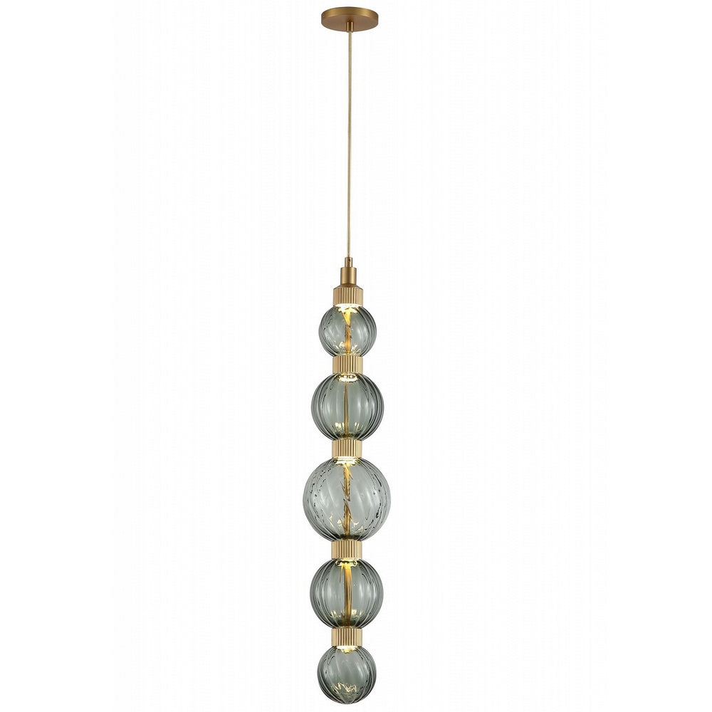 Avenue Lighting - LED Pendant - Zayna - Aged Brass- Union Lighting Luminaires Decor