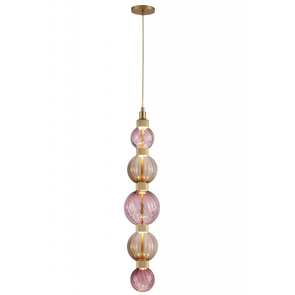 Avenue Lighting - LED Pendant - Zayna - Aged Brass- Union Lighting Luminaires Decor