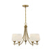 Savoy House Canada - Five Light Chandelier - Octave - Warm Brass- Union Lighting Luminaires Decor