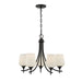 Savoy House Canada - Five Light Chandelier - Octave - Matte Black- Union Lighting Luminaires Decor