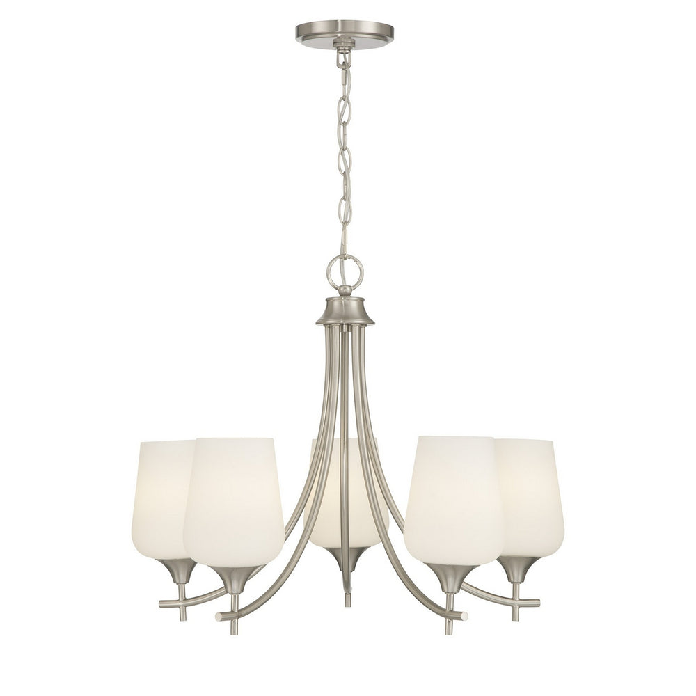 Savoy House Canada - Five Light Chandelier - Octave - Satin Nickel- Union Lighting Luminaires Decor