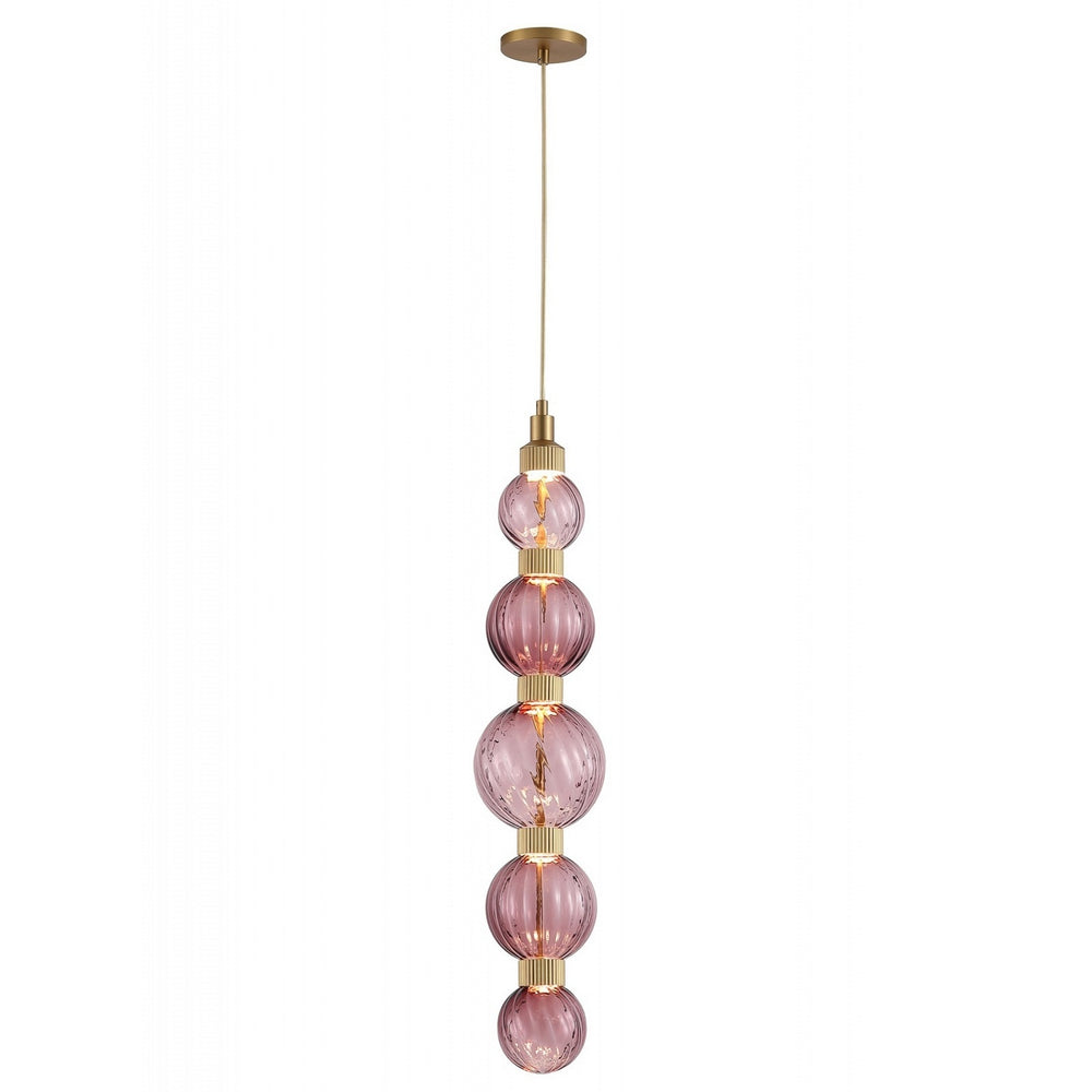 Avenue Lighting - LED Pendant - Zayna - Aged Brass- Union Lighting Luminaires Decor