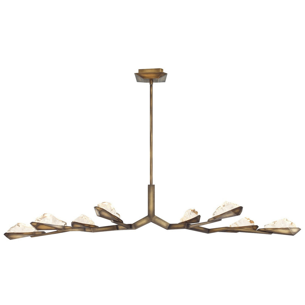 Avenue Lighting - LED Chandelier - Geneva - Rusted Gold- Union Lighting Luminaires Decor