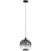 Avenue Lighting - One Light Pendant - Monaco - Black- Union Lighting Luminaires Decor