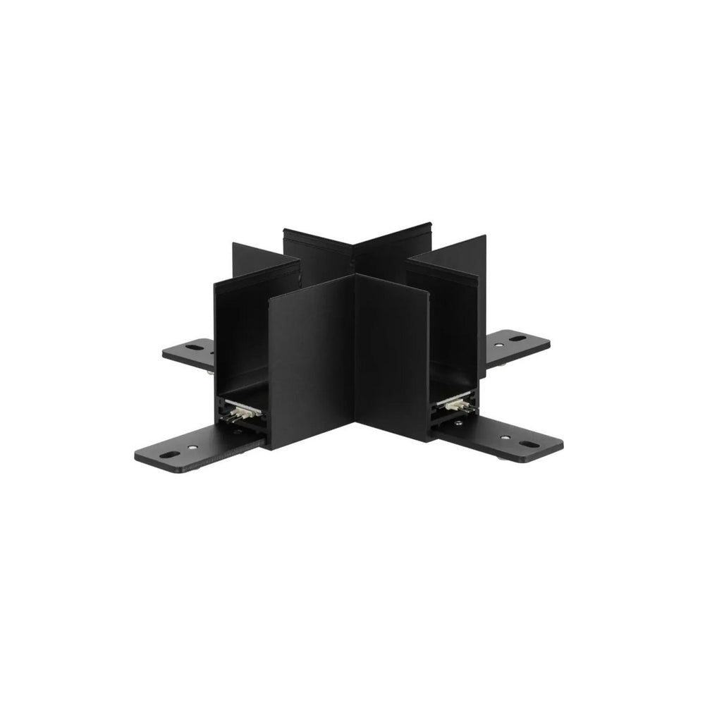 Avenue Lighting - Surface Mount Cross Corner - Avenue Lighting Magnetix - Black- Union Lighting Luminaires Decor