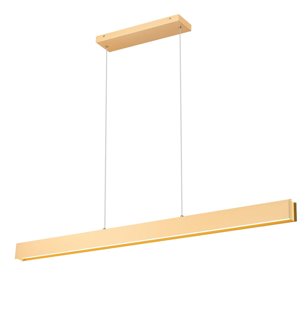 Z-Lite Canada - LED Linear Chandelier - Hudson - Gold- Union Lighting Luminaires Decor