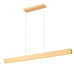 Z-Lite Canada - LED Linear Chandelier - Hudson - Gold- Union Lighting Luminaires Decor