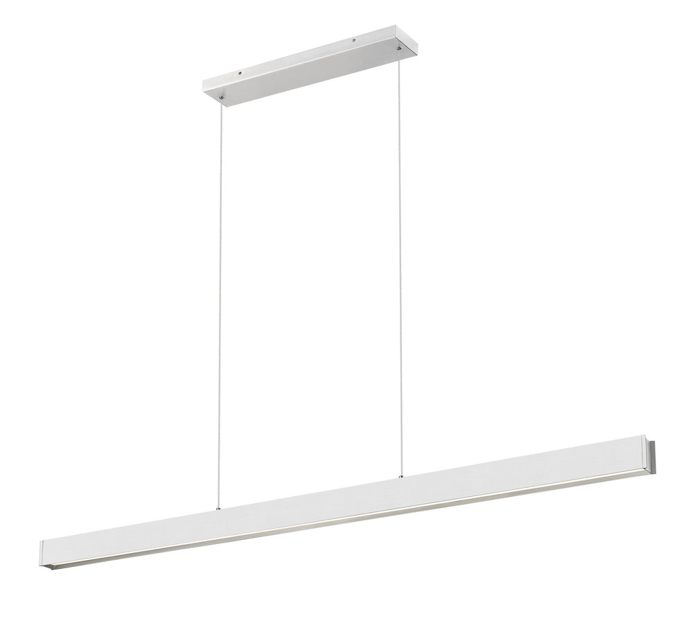 Z-Lite Canada - LED Linear Chandelier - Hudson - Brushed Nickel- Union Lighting Luminaires Decor
