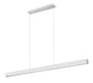 Z-Lite Canada - LED Linear Chandelier - Hudson - Brushed Nickel- Union Lighting Luminaires Decor