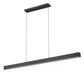 Z-Lite Canada - LED Linear Chandelier - Hudson - Matte Black- Union Lighting Luminaires Decor
