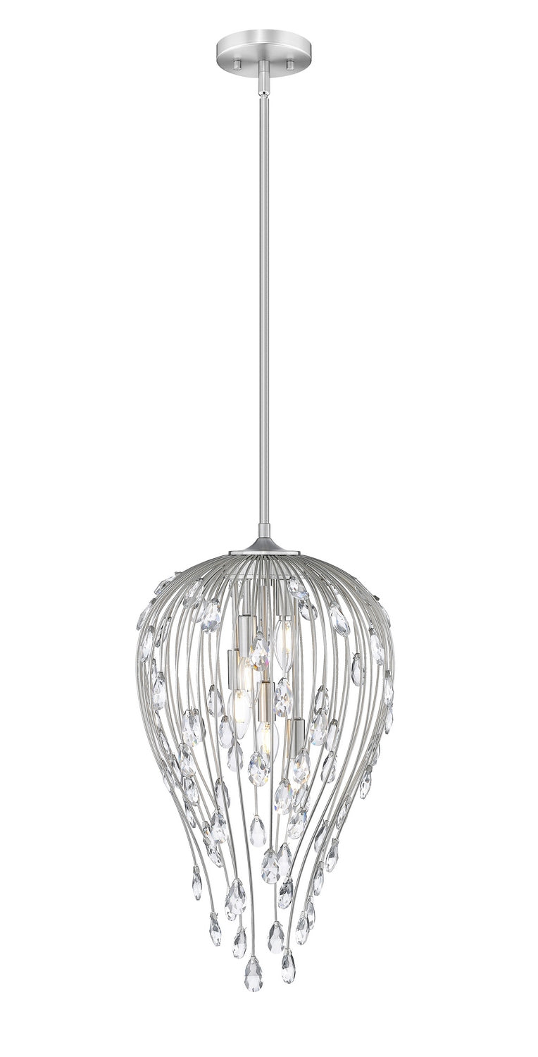 Z-Lite Canada - Five Light Pendant - Gabriella - Brushed Nickel- Union Lighting Luminaires Decor