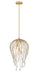 Z-Lite Canada - Five Light Pendant - Gabriella - Modern Gold- Union Lighting Luminaires Decor