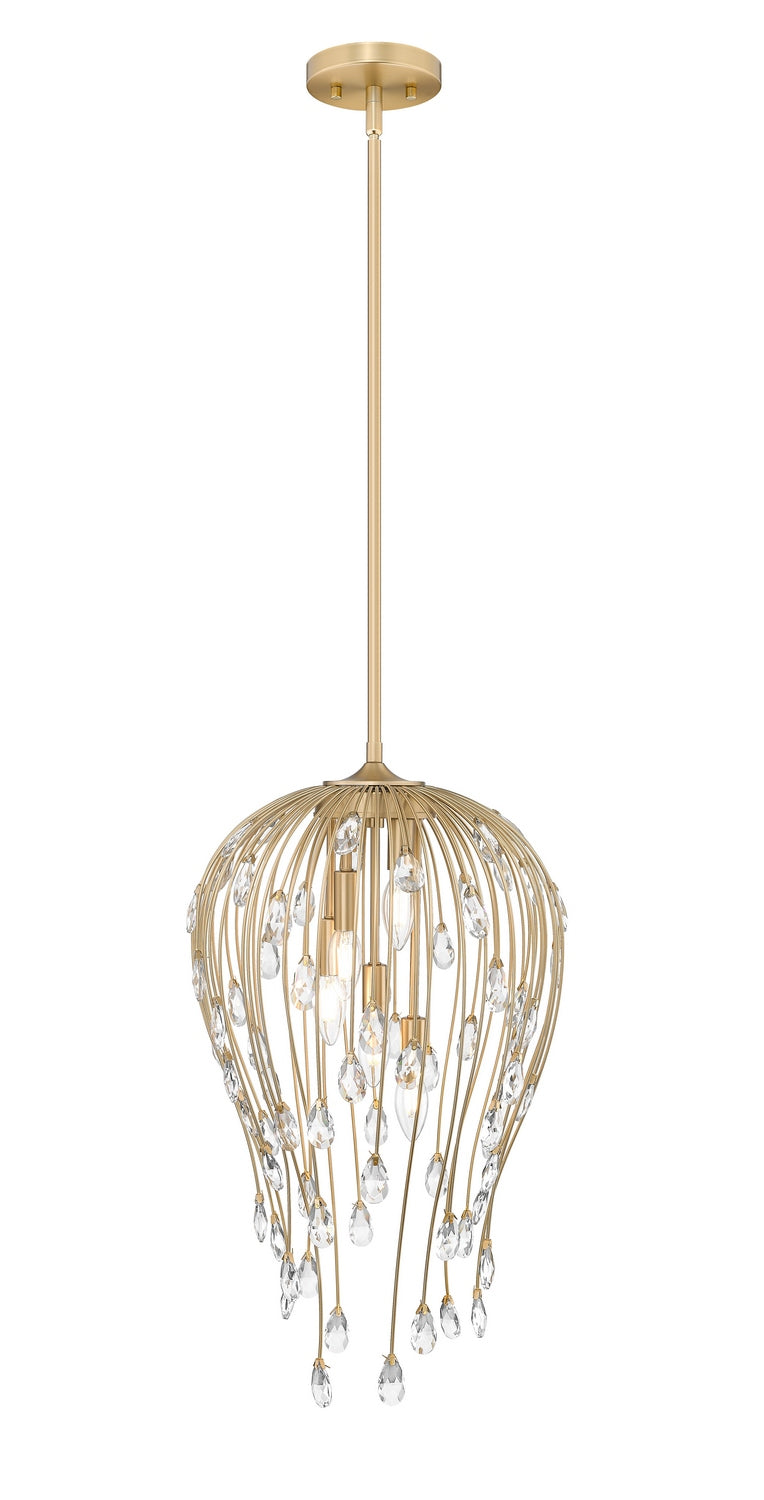 Z-Lite Canada - Five Light Pendant - Gabriella - Modern Gold- Union Lighting Luminaires Decor