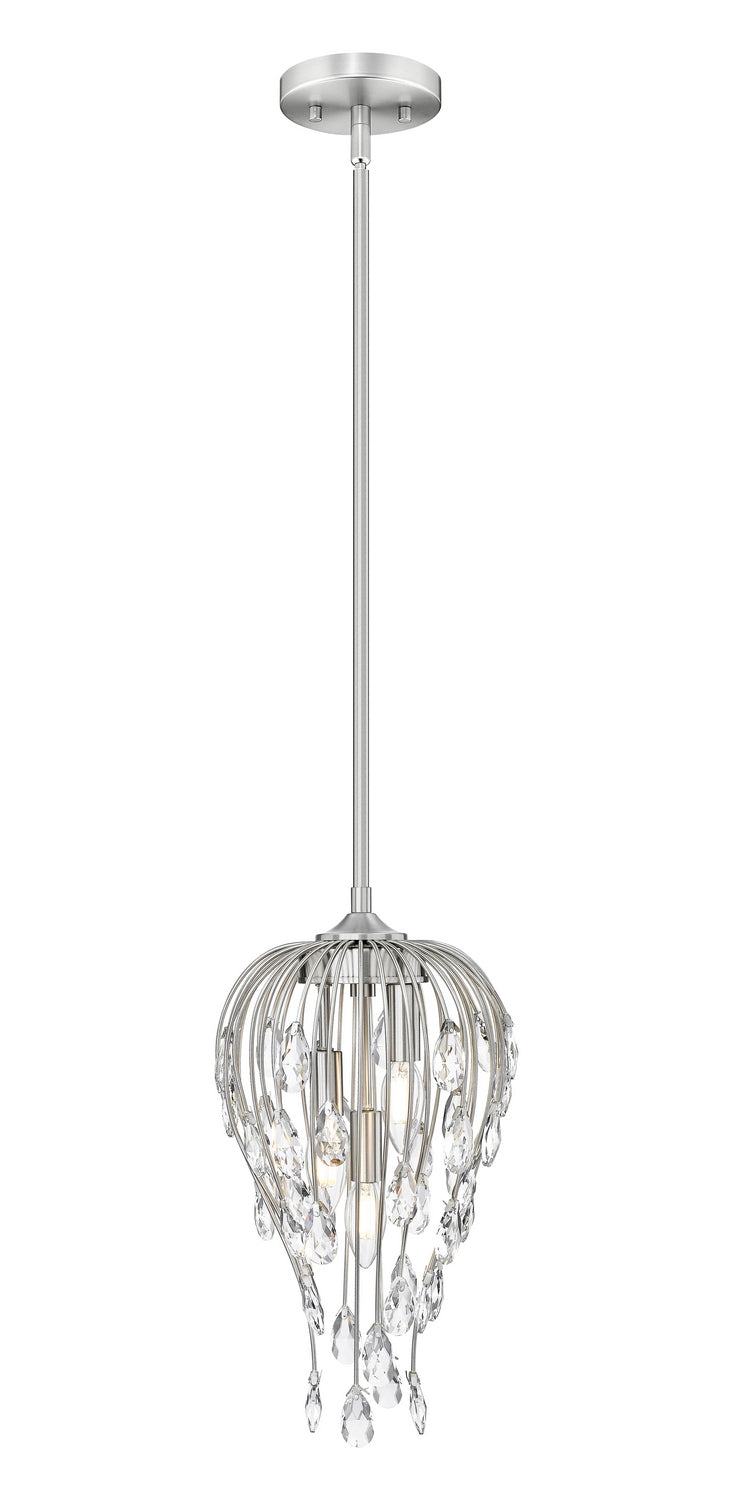 Z-Lite Canada - Three Light Pendant - Gabriella - Brushed Nickel- Union Lighting Luminaires Decor