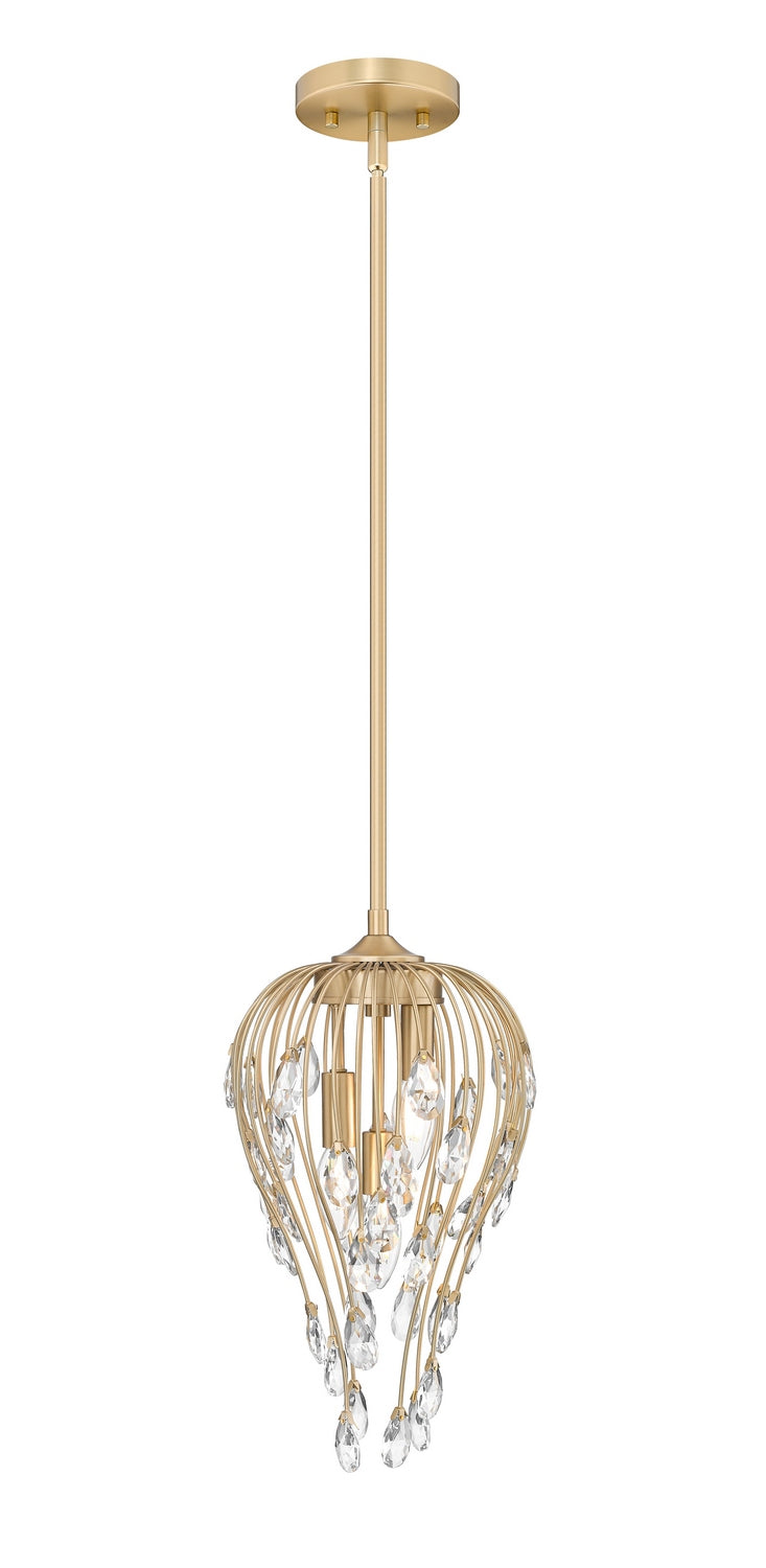 Z-Lite Canada - Three Light Pendant - Gabriella - Modern Gold- Union Lighting Luminaires Decor