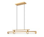 Z-Lite Canada - LED Linear Chandelier - Benoit - Modern Gold- Union Lighting Luminaires Decor