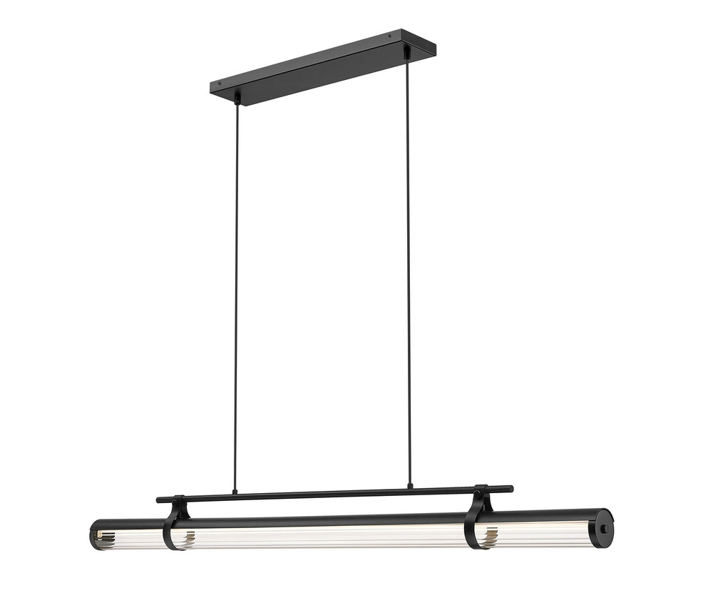 Z-Lite Canada - LED Linear Chandelier - Benoit - Matte Black- Union Lighting Luminaires Decor