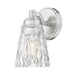 Z-Lite Canada - One Light Wall Sconce - Andree - Brushed Nickel- Union Lighting Luminaires Decor