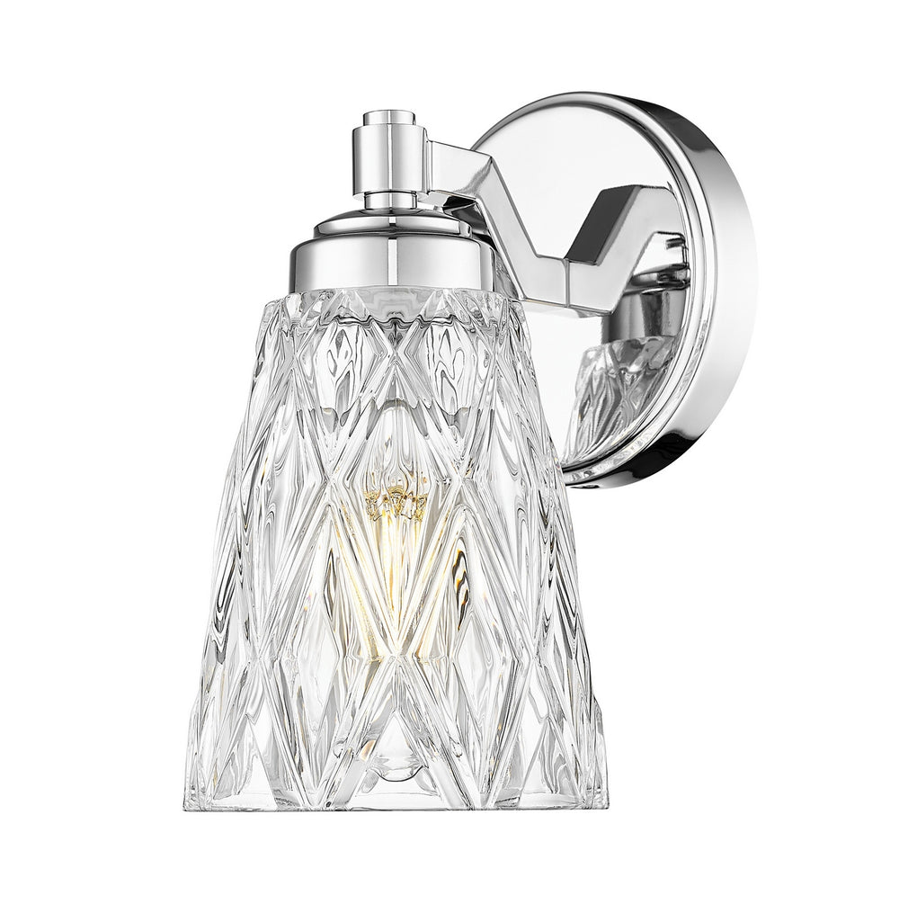 Z-Lite Canada - One Light Wall Sconce - Andree - Chrome- Union Lighting Luminaires Decor