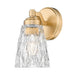 Z-Lite Canada - One Light Wall Sconce - Andree - Modern Gold- Union Lighting Luminaires Decor