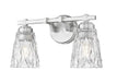 Z-Lite Canada - Two Light Vanity - Andree - Brushed Nickel- Union Lighting Luminaires Decor